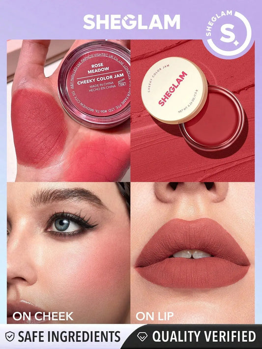 SHEGLAM Cheeky Color Jam – Cream Blush for Dewy, Natural Glow | 100% Original in Pakistan Clari