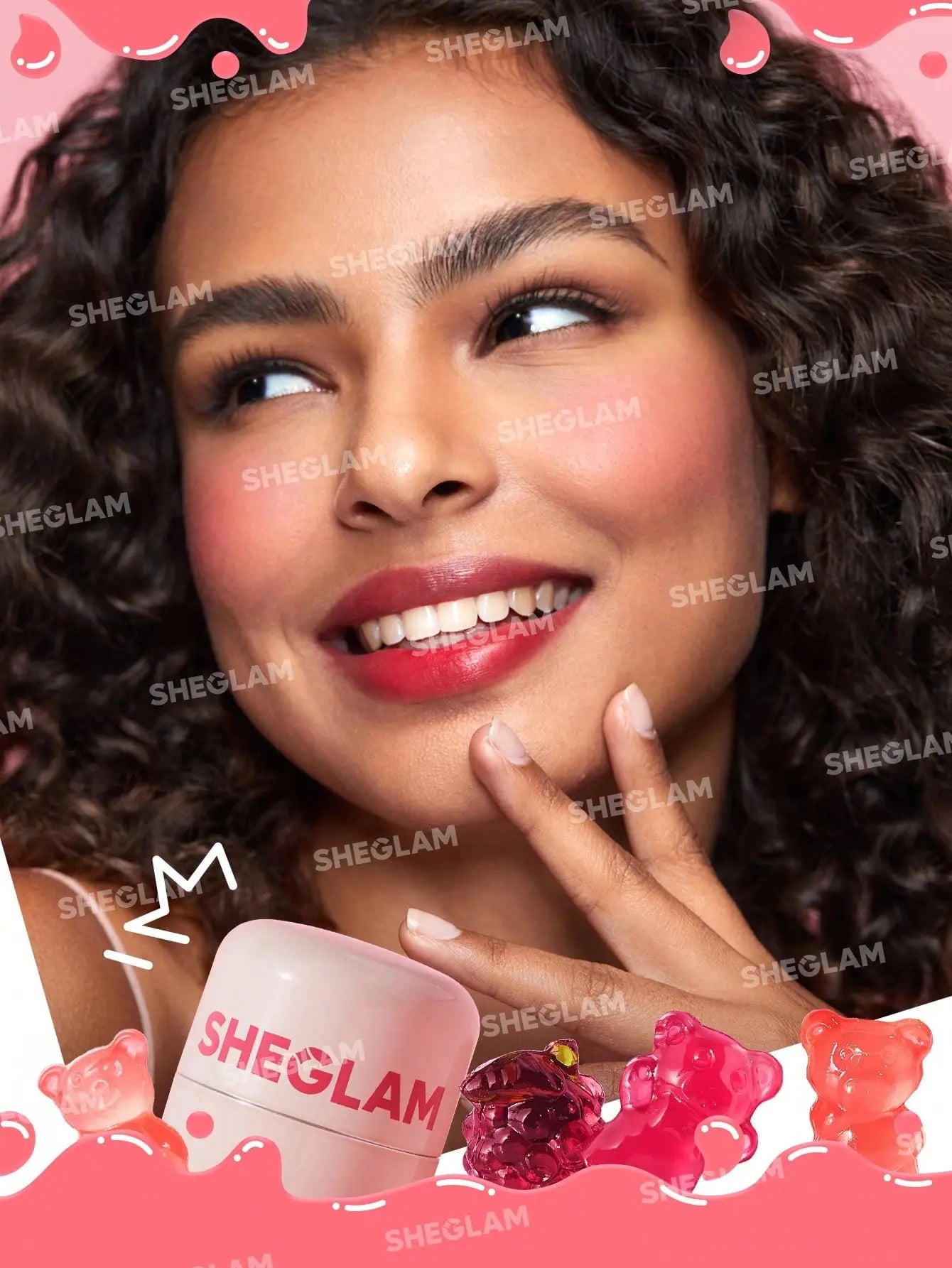 SHEGLAM - Jelly Licious Hydrating Lip & Blush Tint Clari