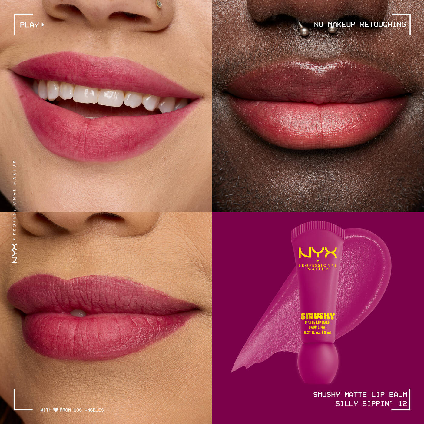 NYX Professional Makeup SMUSHY MATTE LIP BALM