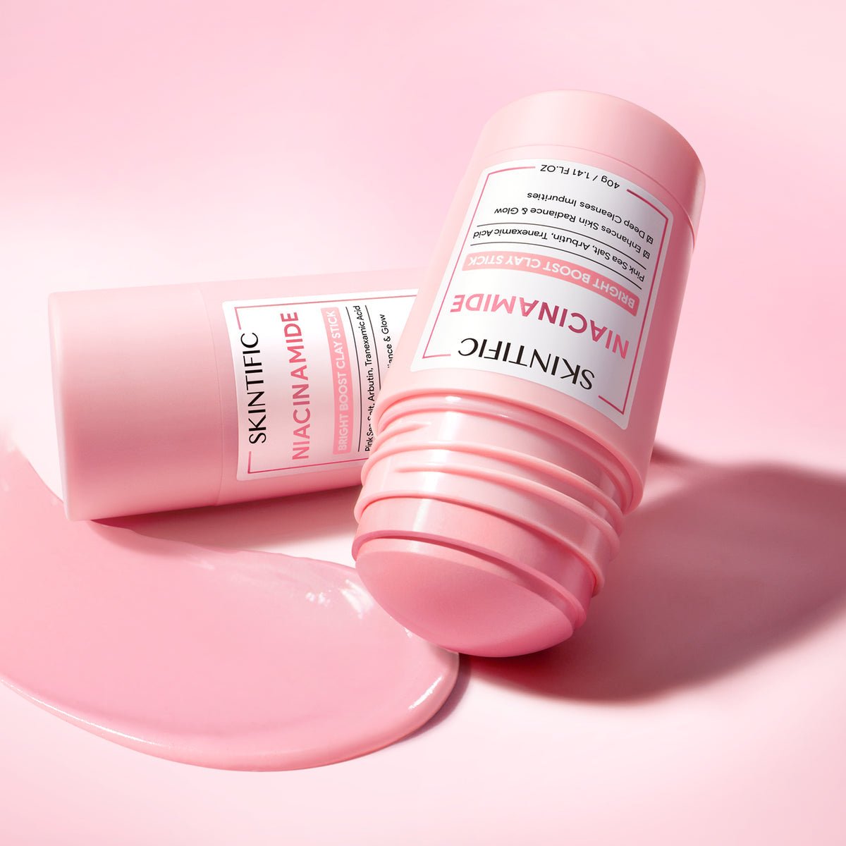 Skintific Niacinamide Bright Boost Clay Stick 40g نياسيناميد سكينتفيك برايت بوست كلاي ستيك