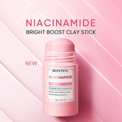 Skintific Niacinamide Bright Boost Clay Stick 40g نياسيناميد سكينتفيك برايت بوست كلاي ستيك