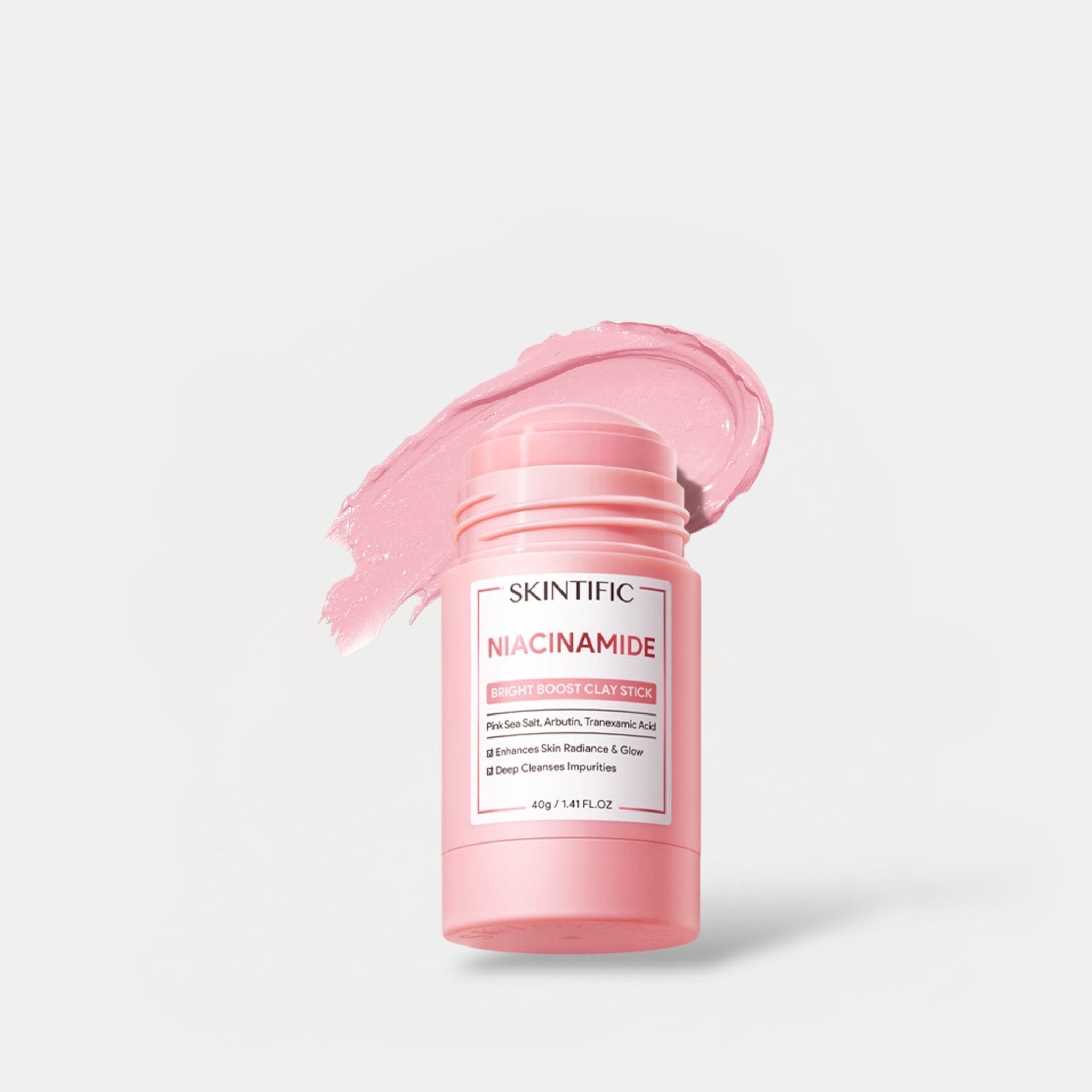 Skintific Niacinamide Bright Boost Clay Stick 40g نياسيناميد سكينتفيك برايت بوست كلاي ستيك