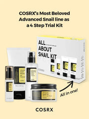 Cosrx - Snail mucin skincare kit Pakistan | 4-step Korean skincare set Clari