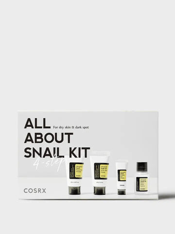 Cosrx - Snail mucin skincare kit Pakistan | 4-step Korean skincare set Clari