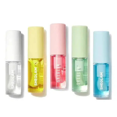 5 in 1 Deal (PIXI Blush + PIXI Lip + Rhode Blush +Rhode Lip + Sheglam Lip Oil )