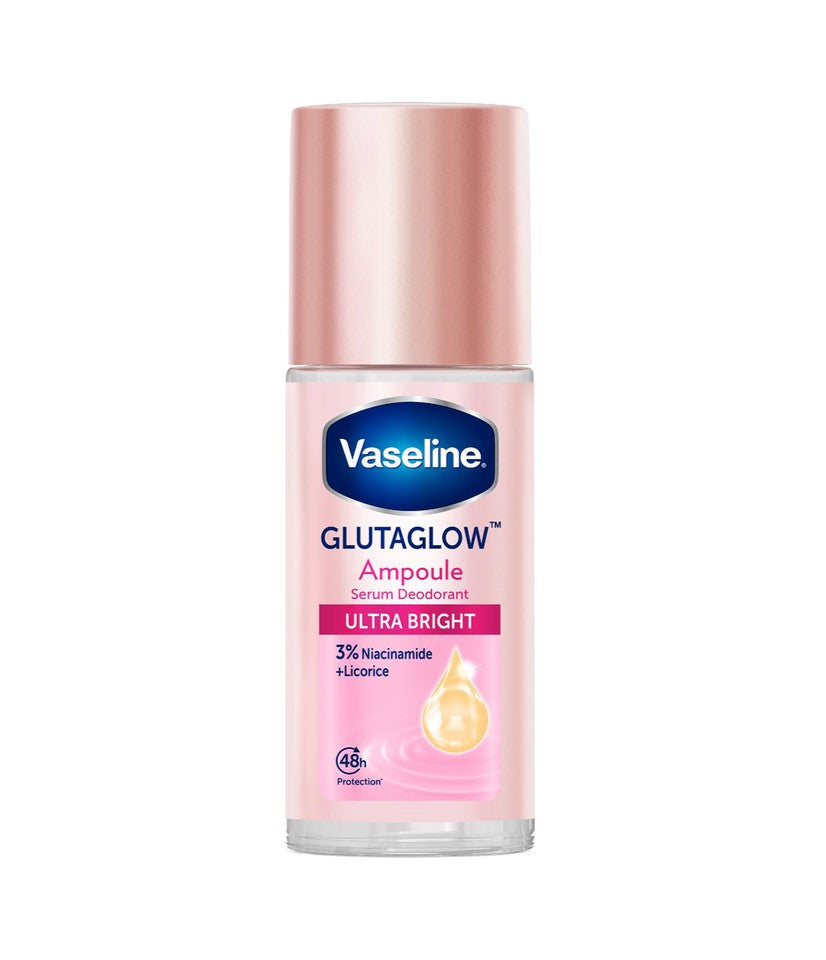 Vaseline PINK Roll-On Glutaglow Ampoule Ultra Bright Deodorant 45ml